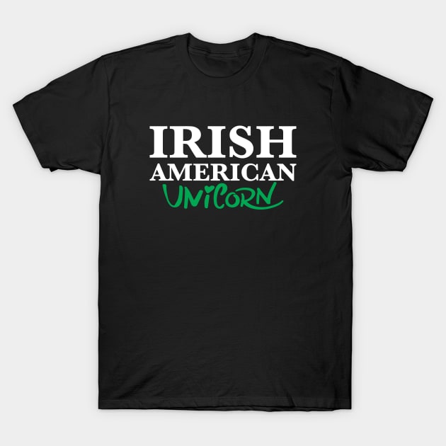 Irish American Unicorn T-Shirt by ProjectX23 Orange